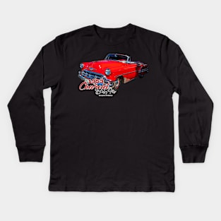 1953 Chevrolet Bel Air Convertible Kids Long Sleeve T-Shirt